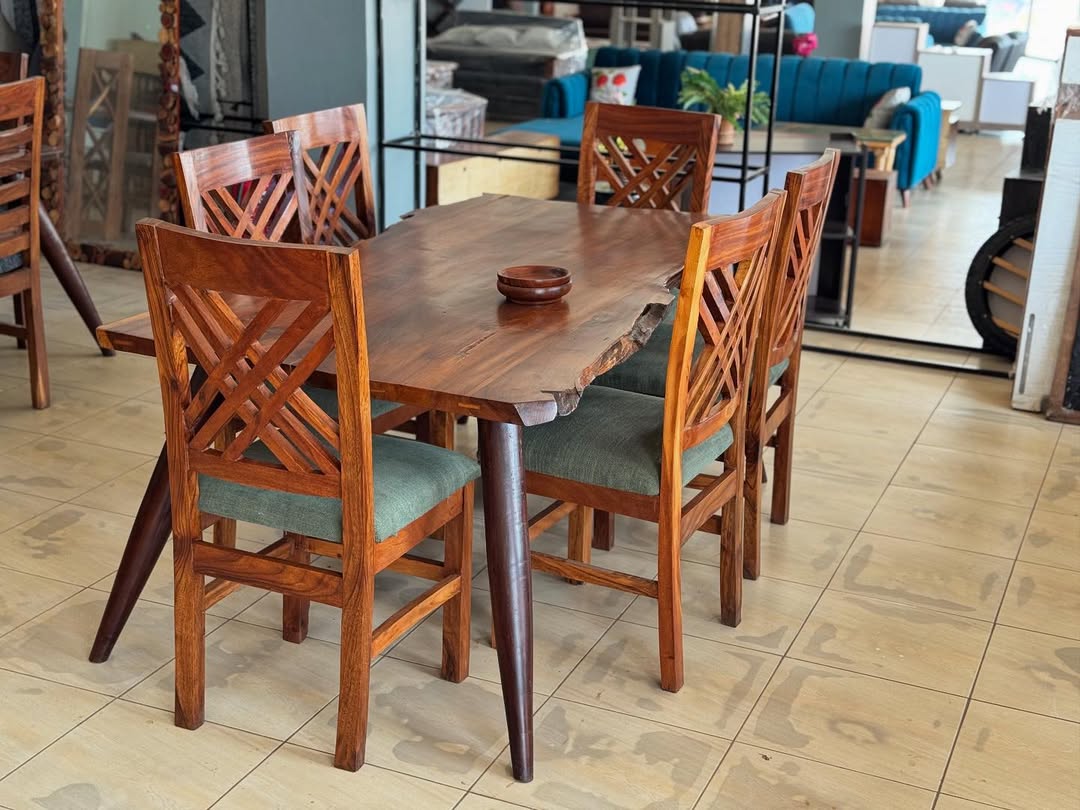 Jeda 6 Seater Rustic Dining Set
